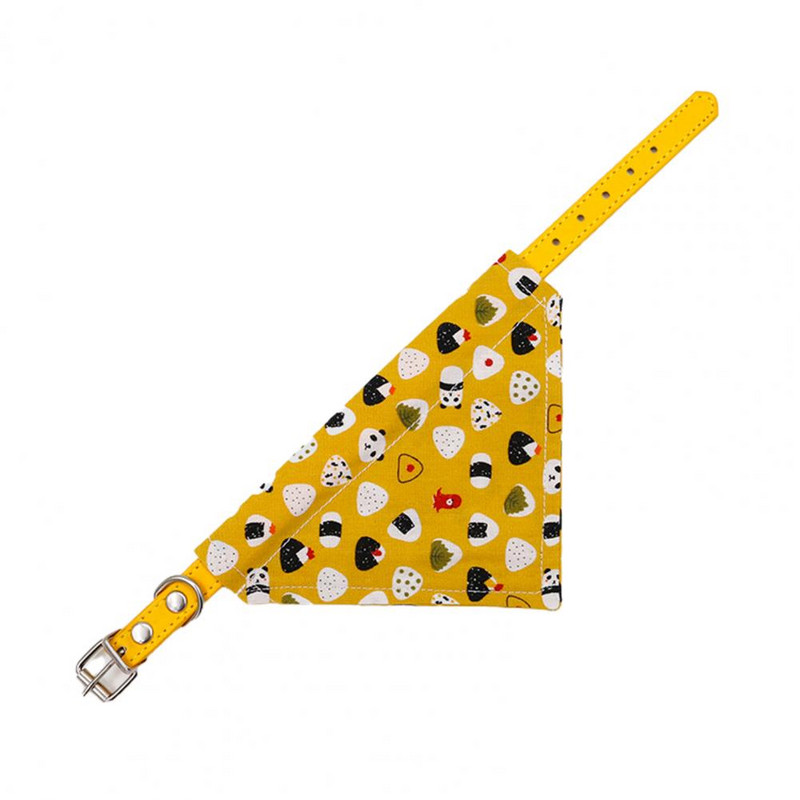 Mājdzīvnieku suņu kaķi Bandana Bib Regulējams Šalle Bib Trīsstūris Pārsējs Apkakles Priekšautiņš suņiem Kaķiem Kakla lakats Siekalu priekšautiņš Mājdzīvnieku aksesuāri