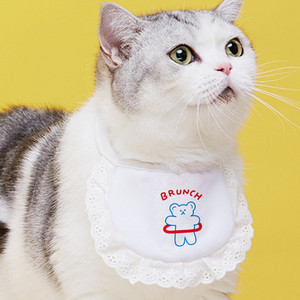 Potrepštine za kućne ljubimce Saliva Ručnici Ogrlice Bibs Bibs Slatka mačka Saliva Ručnici Dodaci za korejske mačke i pse Dodaci za mačiće