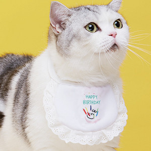 Potrepštine za kućne ljubimce Saliva Ručnici Ogrlice Bibs Bibs Slatka mačka Saliva Ručnici Dodaci za korejske mačke i pse Dodaci za mačiće