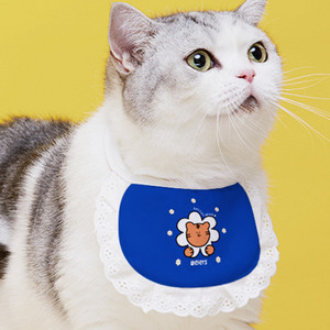 Potrepštine za kućne ljubimce Saliva Ručnici Ogrlice Bibs Bibs Slatka mačka Saliva Ručnici Dodaci za korejske mačke i pse Dodaci za mačiće