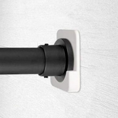 DIY Εύκολη Εγκατάσταση Χωρίς διάτρηση Επεξεργασία παραθύρου μπάνιου σπιτιού Κουρτινόξυλο Συγκολλητικό πλαστικό Universal Stick σε τοίχο
