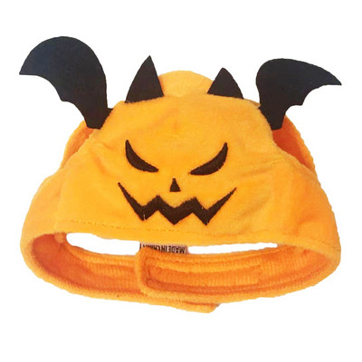 Smieklīga cepure kaķim Ķirbim Sikspārnis Cepure Saģērbt Kostīms Mājdzīvnieka cepure Helovīna Cosplay Siltas galvassegas Suņiem Cepures Kucēns Kaķis Aksesuāri