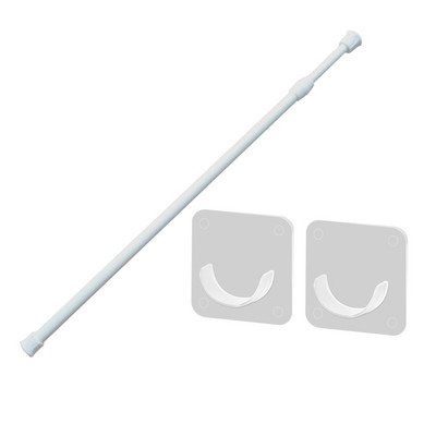 Samoljepljivi nosač karniša Metalni teleskopski set hardvera za draperije Izdržljive šipke za zavjese s podesivim nosačima za