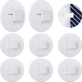 1 KOM Nove samoljepljive kopče za zavjese, vjetrootporne, kopče za zaštitu od prskanja, bešavne držače za pričvršćivanje zavjesa za kućnu kupaonicu