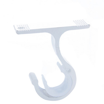 1Gb aizkaru stieņa alumīnija sakausējuma bieza viena kronšteina augšējā stiprinājuma kronšteins (rožu zelts)