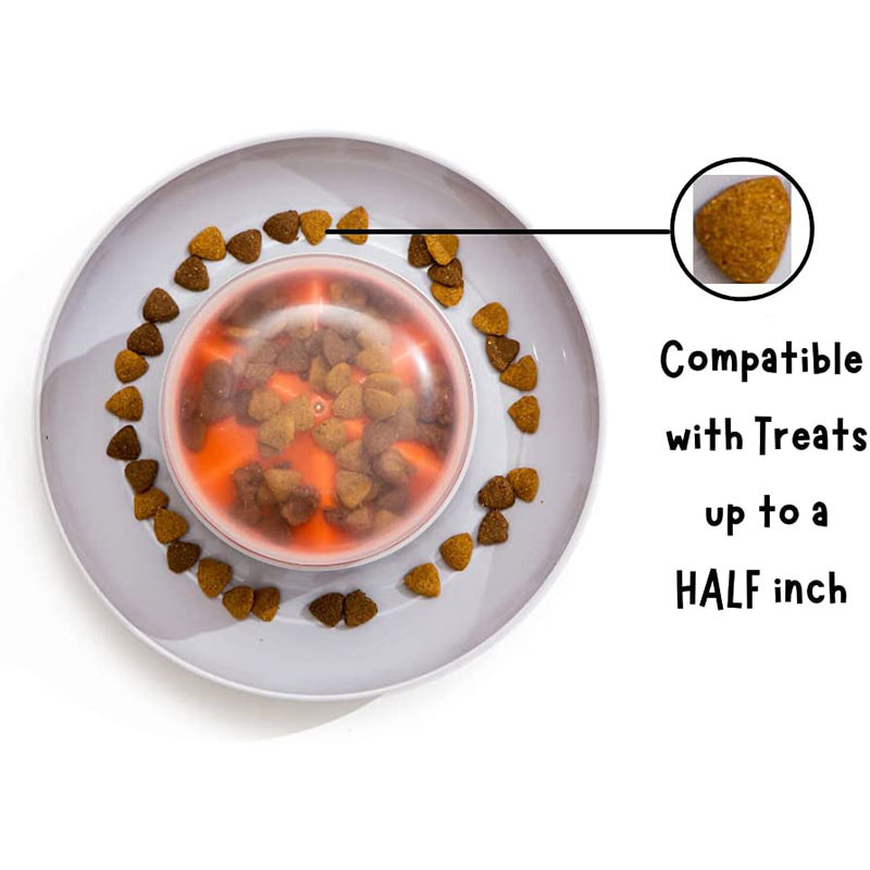 Pet UFO Dispenser Bowl Interactive Puzzle Press Hrana Igračke za psa Mačka Enjoy Slow Feeding Training Velika srednja zdjela za hranu za pse