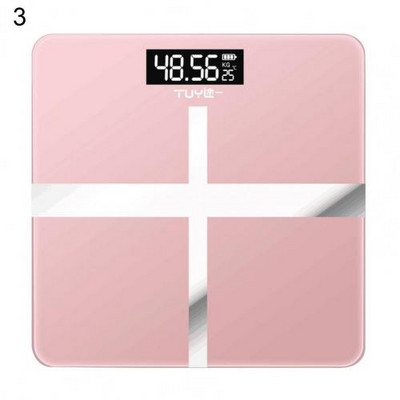 Mjerna težina LCD zaslon Kupaonska vaga Višenamjenska izdržljiva moderna vaga za mjerenje tjelesne težine laka za čitanje