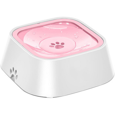 Ulmpp 1.5L zdjela za vodu za pse, stroj za nošenje Plutajuća fontana za mačke, zdjela za sporu vodu, hranilica za vozilo, dozator protiv prelijevanja