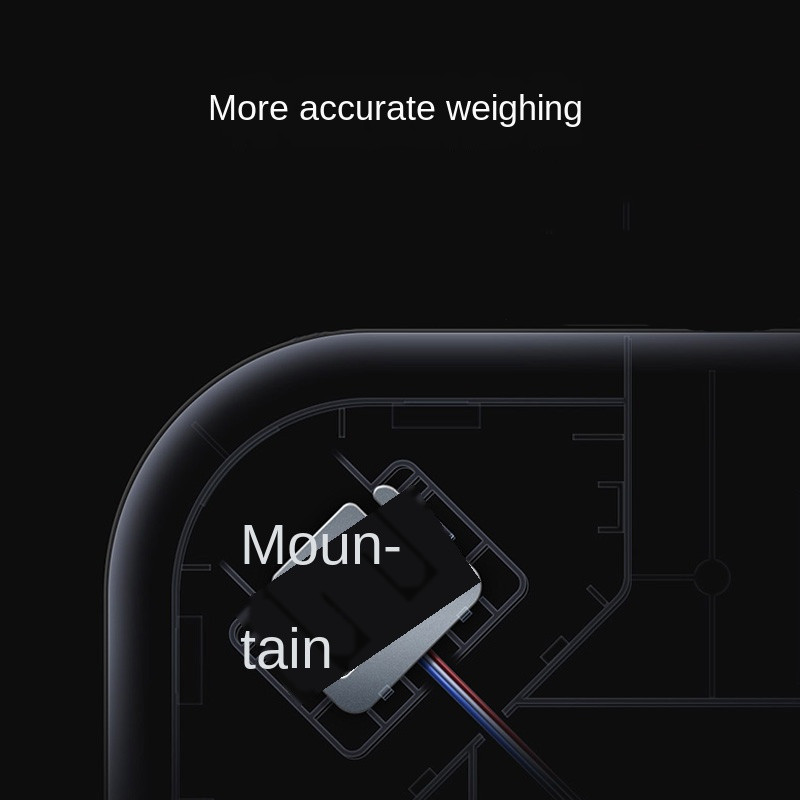 Podna vaga za kućanstvo Crna baterijska LCD zaslon od kaljenog stakla Digitalno vaganje Vaga za teretanu 180 kg 26 cm