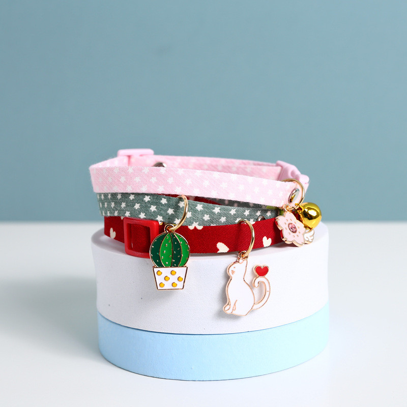 Voćni privjesak Ogrlica za mačke sa zvončićima Jednostavan točkasti ispis Štene Ogrlica Šarene vruće rasprodaje Ogrlice za pojaseve za mačke Dodaci