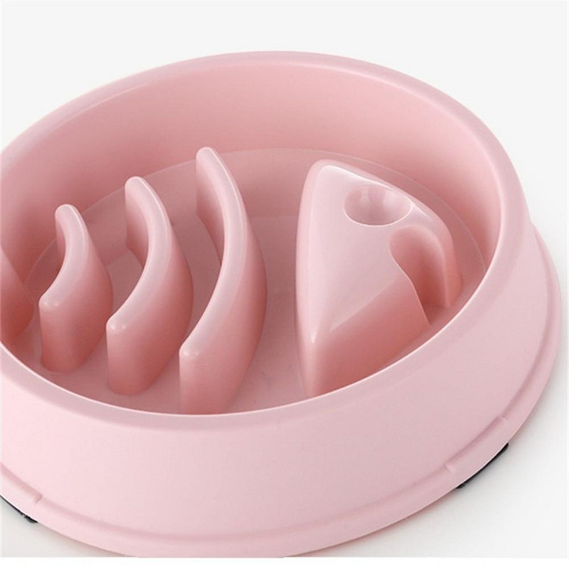 Mājdzīvnieku lēnas ēšanas padevējs Zivju kaula forma suņa bļoda suņa barošana pārtikas trauki vēdera uzpūšanās apstāšanās veselīgi interaktīvi kucēnu pārtikas šķīvju ēdieni