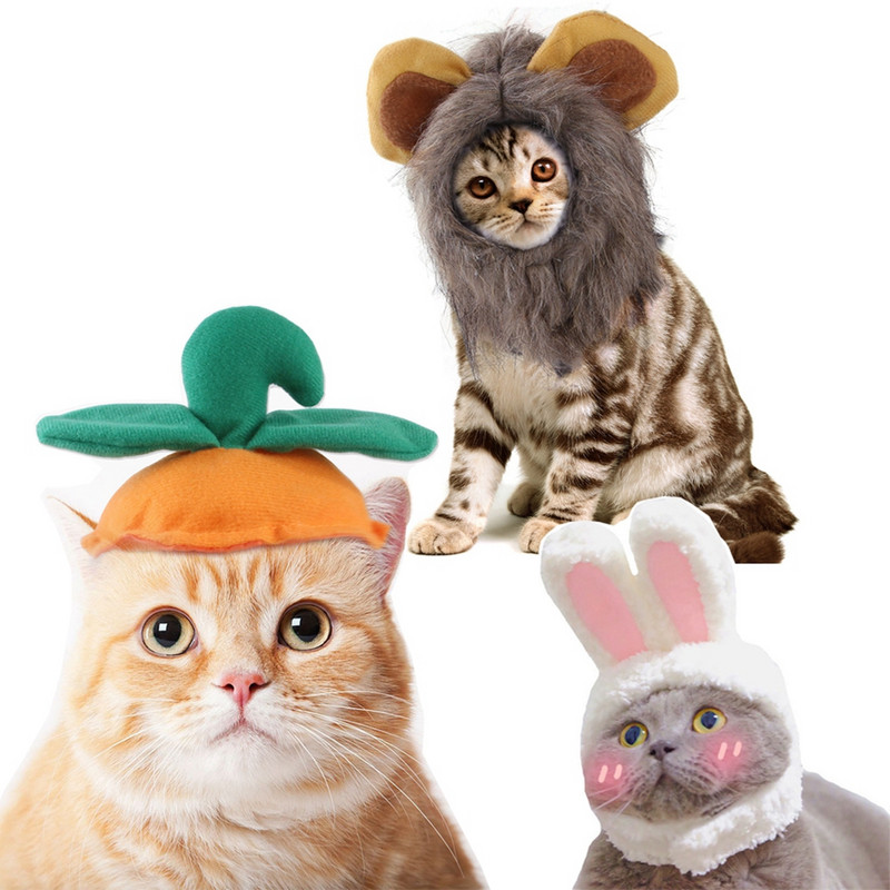 Komplet od 3 komada Životinjski oblik Kućni ljubimac Pas Mačka Kapa Kostim Topla žaba Šešir Novogodišnja zabava Božićni dodaci za cosplay Foto Rekviziti Pokrivala