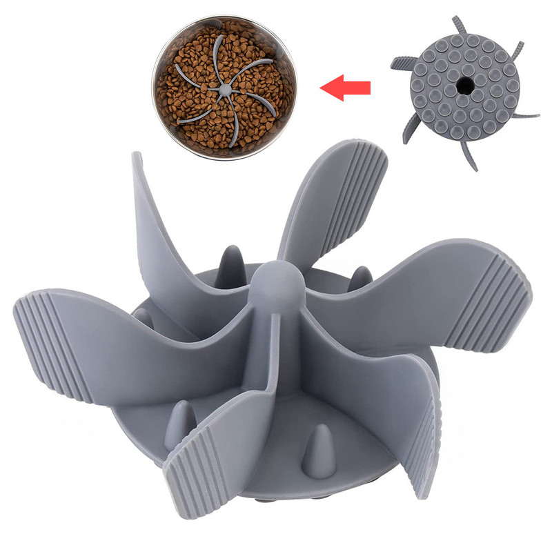 Pet Anti Choke Dog Spiral Slow Feeder Zdjelice za hranu za pse Uložak za posudu s vakuumskom čašicom Neklizajući Anti Gulping Pet Prevent Pretilost Suppl