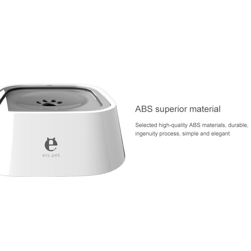 1,5 l suņu bļoda Peldoša bļoda Ūdens dzērājs, kas nav slapjš, mutes šļakatas ūdens kaķu bļoda pret pārplūdi ūdens dozators, pārnēsājama mājdzīvnieka bļoda