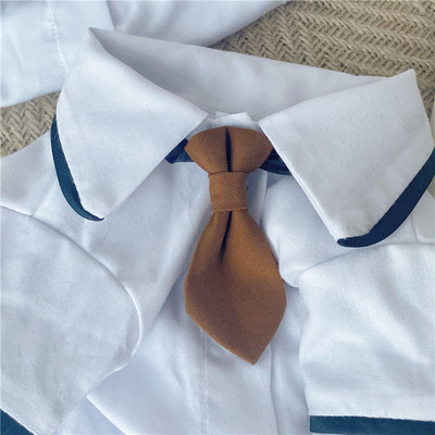 Koledžas stila mājdzīvnieks JK krekls tauriņš Kaķu apkakle Skolas nozīmīte Piespraude Kaķis Bišons Rotaļu apģērbu aksesuāri Kaķēnu aksesuāri