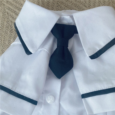 Koledžas stila mājdzīvnieks JK krekls tauriņš Kaķu apkakle Skolas nozīmīte Piespraude Kaķis Bišons Rotaļu apģērbu aksesuāri Kaķēnu aksesuāri