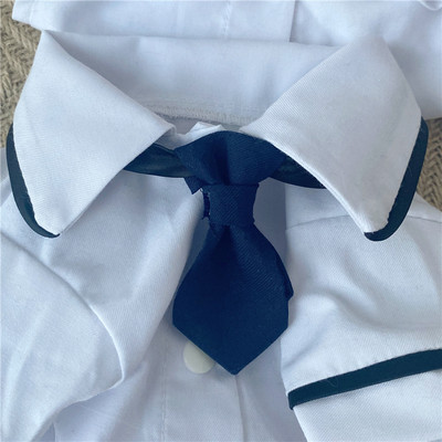 Koledžas stila mājdzīvnieks JK krekls tauriņš Kaķu apkakle Skolas nozīmīte Piespraude Kaķis Bišons Rotaļu apģērbu aksesuāri Kaķēnu aksesuāri