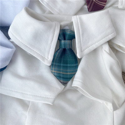 Koledžas stila mājdzīvnieks JK krekls tauriņš Kaķu apkakle Skolas nozīmīte Piespraude Kaķis Bišons Rotaļu apģērbu aksesuāri Kaķēnu aksesuāri