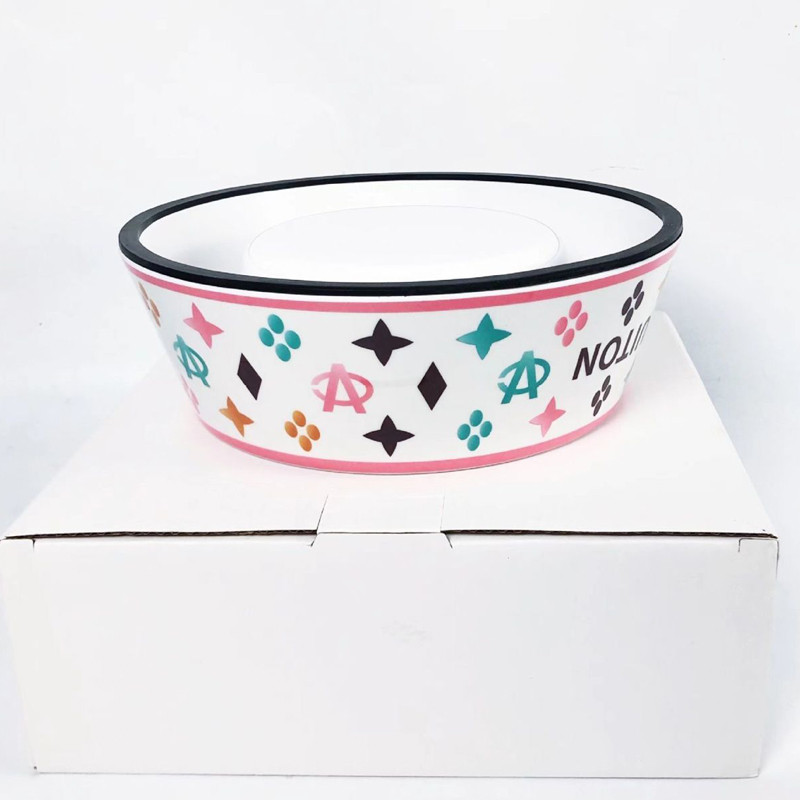 Zdjelice za žvakanje pasa， s podloškom Puppy Cat Feeder Neklizajuća Crash zdjela francuskog buldoga-za male pse，luksuzna mačja zdjela