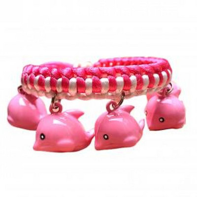 Figūra Bells kucēnu kaklarota, modes pīta suņu kaklasiksna ar multfilmas mājdzīvnieku piederumu