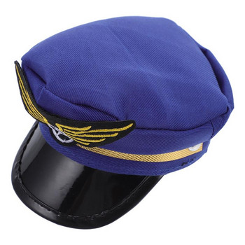 Καπέλο πιλότου Captain Pet Cosplay Κοστούμια Καπέλο Sailor Bakerboynewsboy Copairline Παιδικό Μίνι Φόρεμα Φανταχτερό καπέλα για σκύλους γάτας