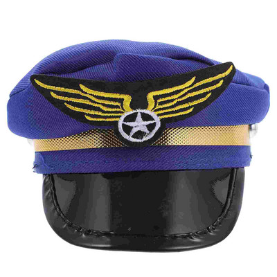 Cepure Pilot Kapteinis Pet Cosplay Kostīms Cepure Sailor Bakerboynewsboy Copairline Kids Mini kleita grezna kaķa suņa galvassega