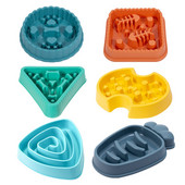 Izejmateriāli mājdzīvniekiem Suns Kaķis Pret aizrīšanās Barošana Pārtikas Bļodas Kucēns Palēnināt Ēšana Padeves trauks Novērst aptaukošanos Jaunu produktu daudzveidība