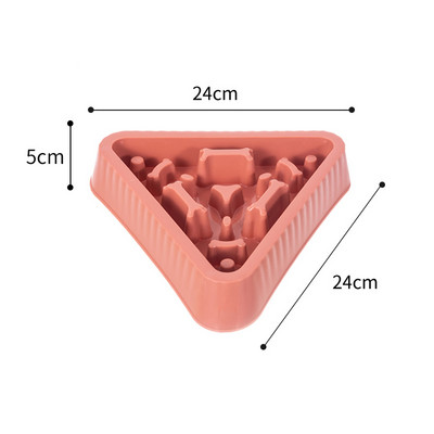 Izejmateriāli mājdzīvniekiem Suns Kaķis Pret aizrīšanās Barošana Pārtikas Bļodas Kucēns Palēnināt Ēšana Padeves trauks Novērst aptaukošanos Jaunu produktu daudzveidība