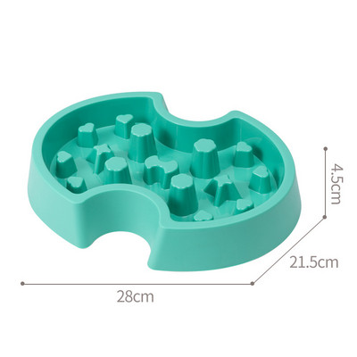 Izejmateriāli mājdzīvniekiem Suns Kaķis Pret aizrīšanās Barošana Pārtikas Bļodas Kucēns Palēnināt Ēšana Padeves trauks Novērst aptaukošanos Jaunu produktu daudzveidība