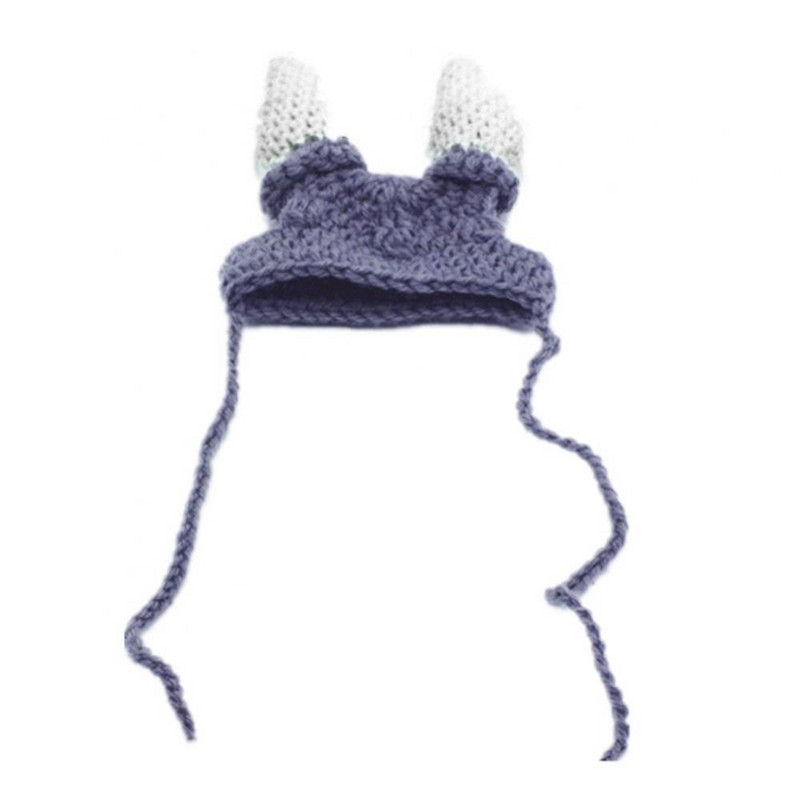 Jauka multfilma, rokām darināta kaķu mājdzīvnieka cepure regulējama vāciņš maziem vidējiem suņiem kaķu vāciņš Kokvilnas diegu cepures cepure ar ragu mājdzīvnieka dekora aksesuāru