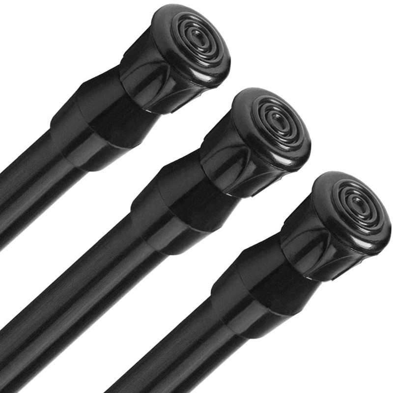 6PCS Opružne šipke za zavjese 16 do 28 inča Zatezna šipka Opružna šipka za zavjese Podesiva šipka za zavjese Proširljiva šipka za zavjese