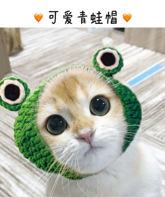 Ar rokām darināta kaķu galvassega Trikotāžas cepure Jauka vardes un zemeņu formas trikotāžas smieklīga dzimšanas dienas Ziemassvētku cepure, regulējama bouncy