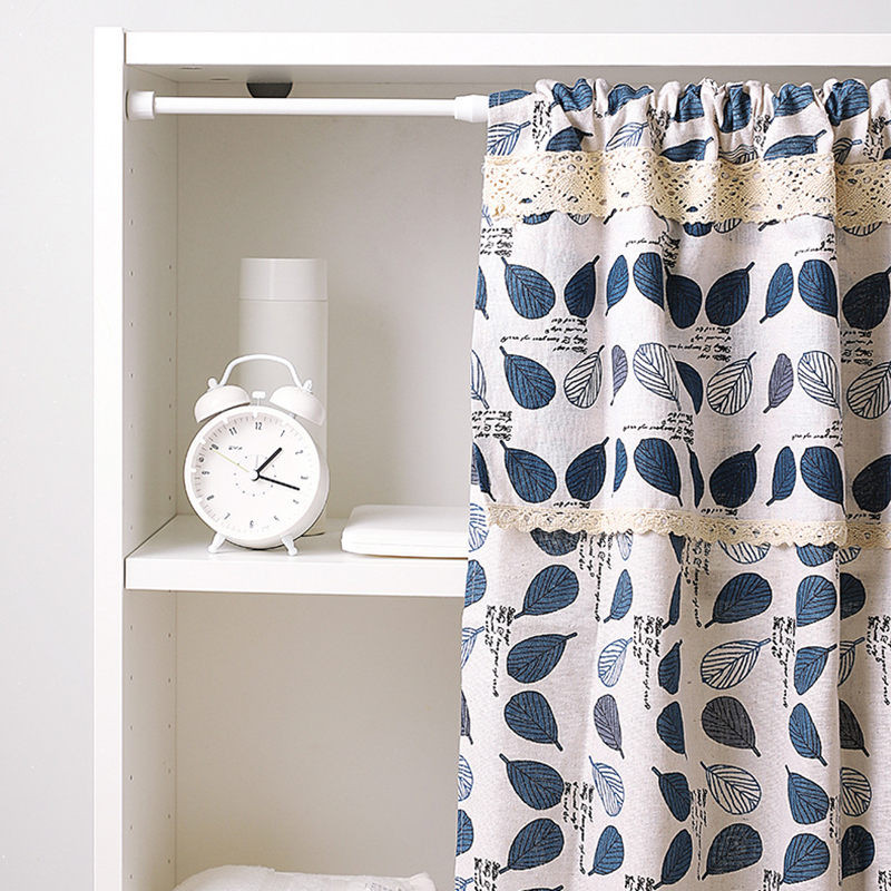 Állítható függönyrúd meghosszabbítható zuhanyfüggönyrúd teleszkópos oszlopok Fürdőszoba Háztartási fogasrudak Ruhásszekrény-rendező U2