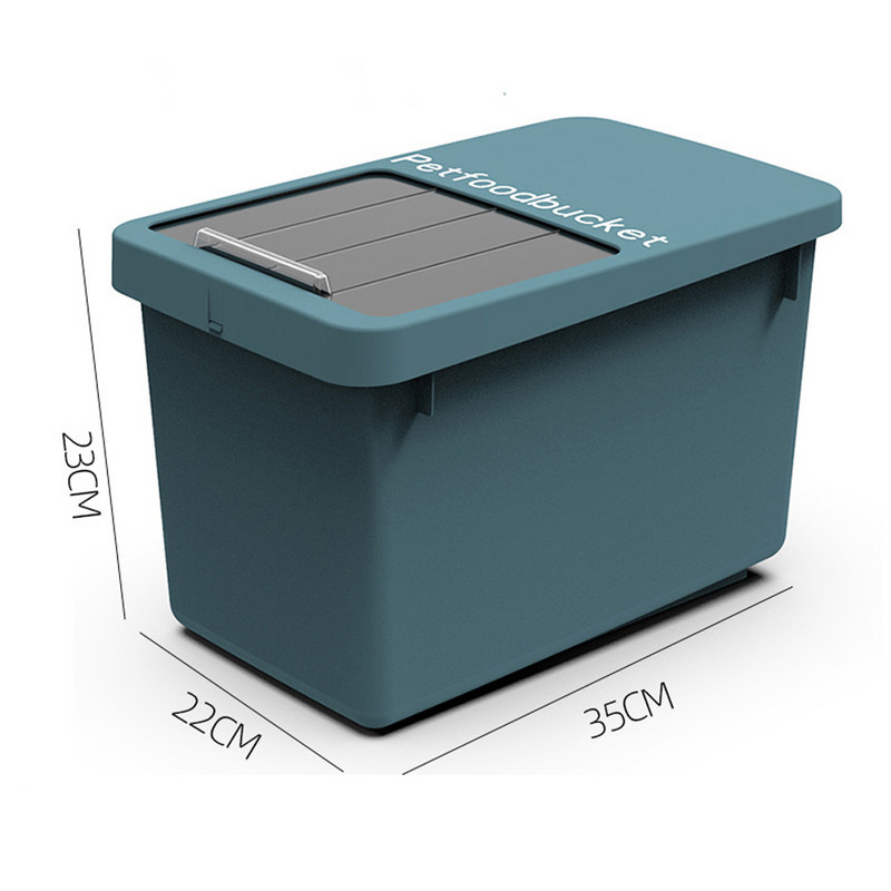 Kanta s hranom za kućne ljubimce Bačva s hranom za mačke Bačva s hranom za kućne ljubimce Zatvorena kanta s hranom za kućne ljubimce Spremnik za mačju hranu za domaćinstvo PP kutija za brtvljenje Kutije za skladištenje žitarica