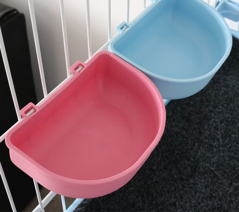 Plastična viseća zdjelica za kućne ljubimce Viseća zdjelica za vodu za piće i hranjenje kućnih ljubimaca Zdjelica za mačke Kutija za hranu za pse Pribor za hranu Zdjelica za male ljubimce