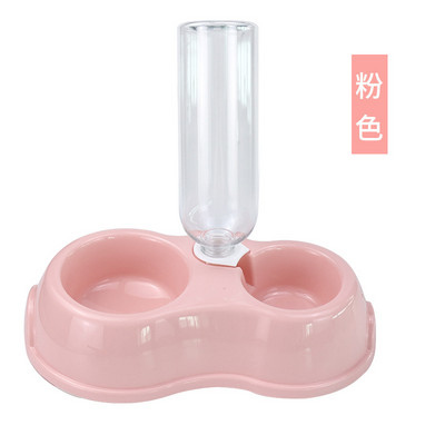 Dvostruke zdjelice za kućne ljubimce Hrana za pse Hranilica za vodu Posuda za piće od nehrđajućeg čelika Hranilica za mačke Pribor za hranjenje štenaca za male pse