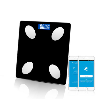 LED digitalna pametna vaga za analizu ravnoteže sastava tijela Kupaonska vaga Podna Bluetooth vaga za tijelo BMI Vage za masnoću