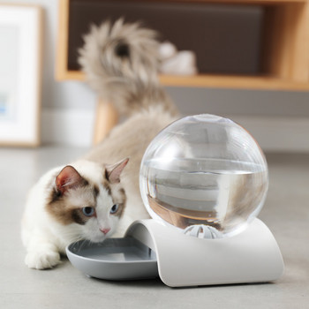 2,8L Fountain Bubble Automatic Cat Water Feeder Drinking Bowl for Pets Water Dispenser Μεγάλο ποτό για γάτες Χωρίς ηλεκτρικό ρεύμα
