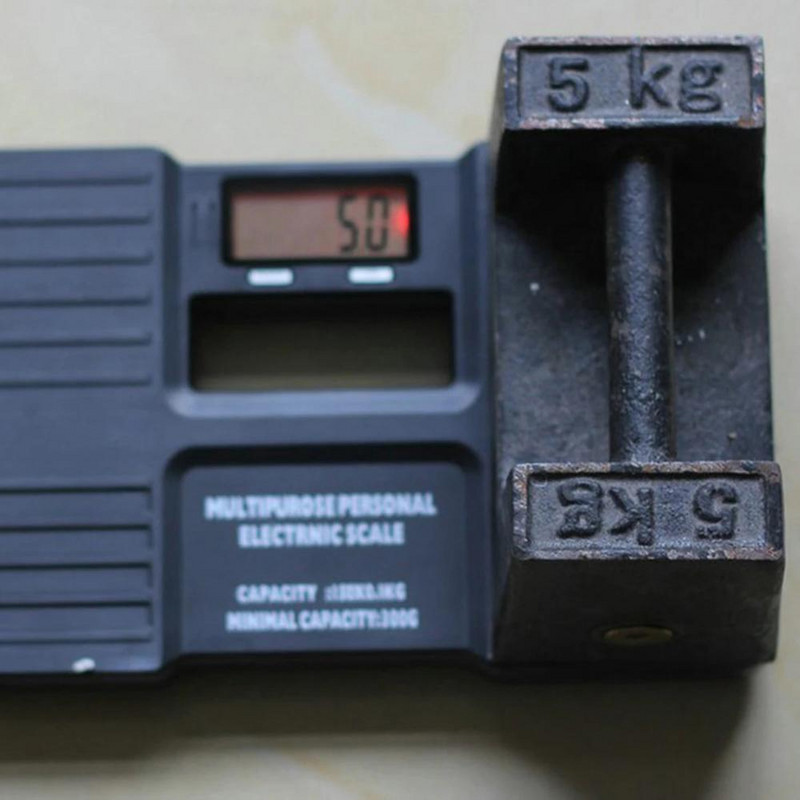 150 kg LCD displeja fona apgaismojums ķermeņa svēršanas elektroniskā digitālā augstuma mērīšanas svara svari