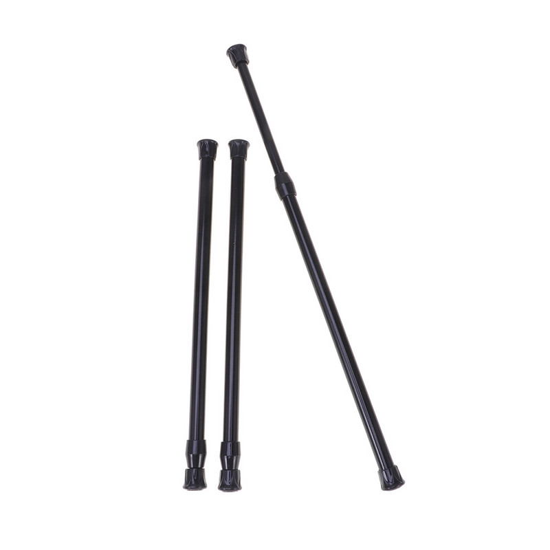 Stieņu aizkaru spriegošanas stieņi dušas skapis atsperu skapis drēbju skapis apģērbu pagarinājums izvēršami stieņi spriegojumi bez urbšanas