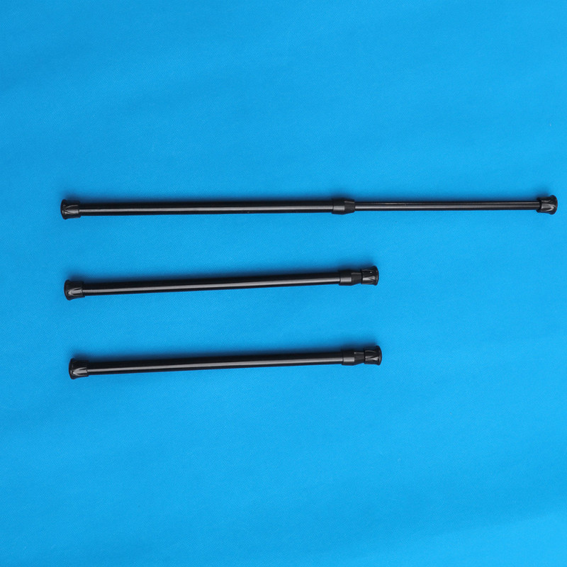 Stieņu aizkaru spriegošanas stieņi dušas skapis atsperu skapis drēbju skapis apģērbu pagarinājums izvēršami stieņi spriegojumi bez urbšanas