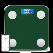 Pametna tjelesna vaga 2022. Nova 180 kg 396 lb Mjerenje težine Sadržaj tjelesne masti i vode Povežite aplikaciju za pametni telefon Boja Bijela Crna Zelena
