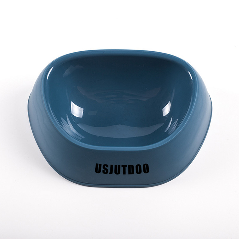 USJUTDOO Mājdzīvnieku suņu barības bļoda kaķu ūdens barošanas trauks Izturīgas biezas plastmasas kviešu kātu padeves trauki maziem un vidējiem suņiem kucēnam