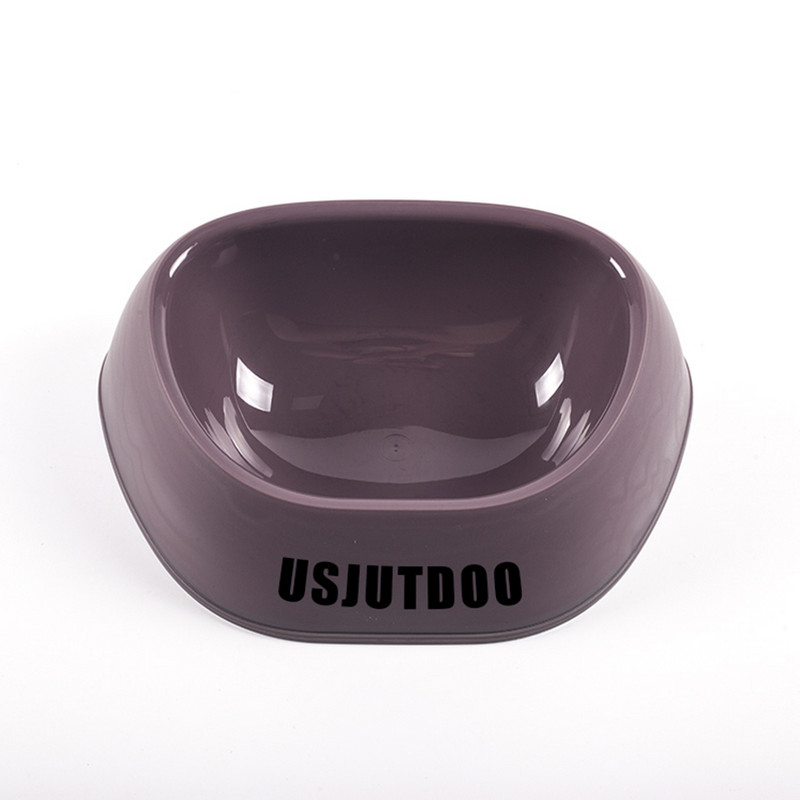 USJUTDOO Mājdzīvnieku suņu barības bļoda kaķu ūdens barošanas trauks Izturīgas biezas plastmasas kviešu kātu padeves trauki maziem un vidējiem suņiem kucēnam