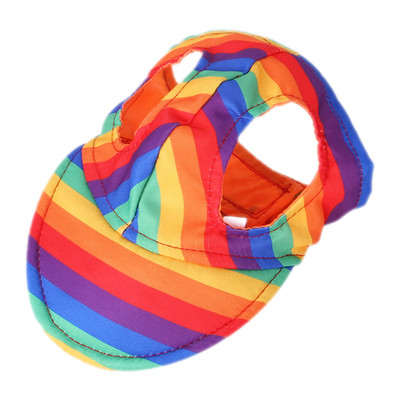 Bejzbolska kapa za pse Pseća kapa za sunčanje s obodom Sportovi na otvorenom za kućne ljubimce Zaštita od sunca Bejzbolska kapa s rupama za uši za mačke, pse Šareni SM