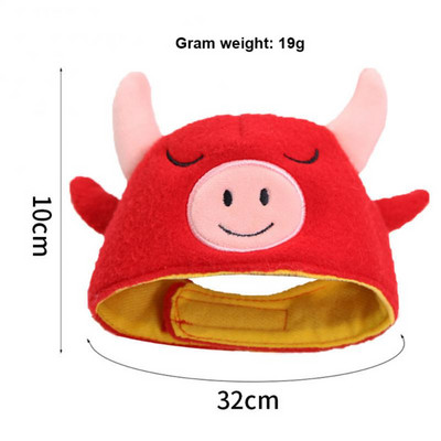 Jaungada mājdzīvnieku cepures galvassegas jauks kostīms jauks kaķu rotaļu truša cepure ar ausīm kaķi un mazi suņi mājdzīvnieku kostīmu dzimšanas dienas galvassegas