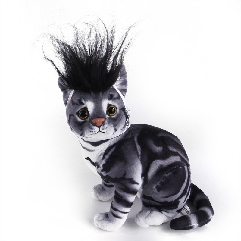 Slatki pas Mačka Kostim Perika Kapa Šešir Mali pas Cosplay perika Mačka Pas Fotografski rekviziti Noć vještica Božićna ukrasna pokrivala za glavu