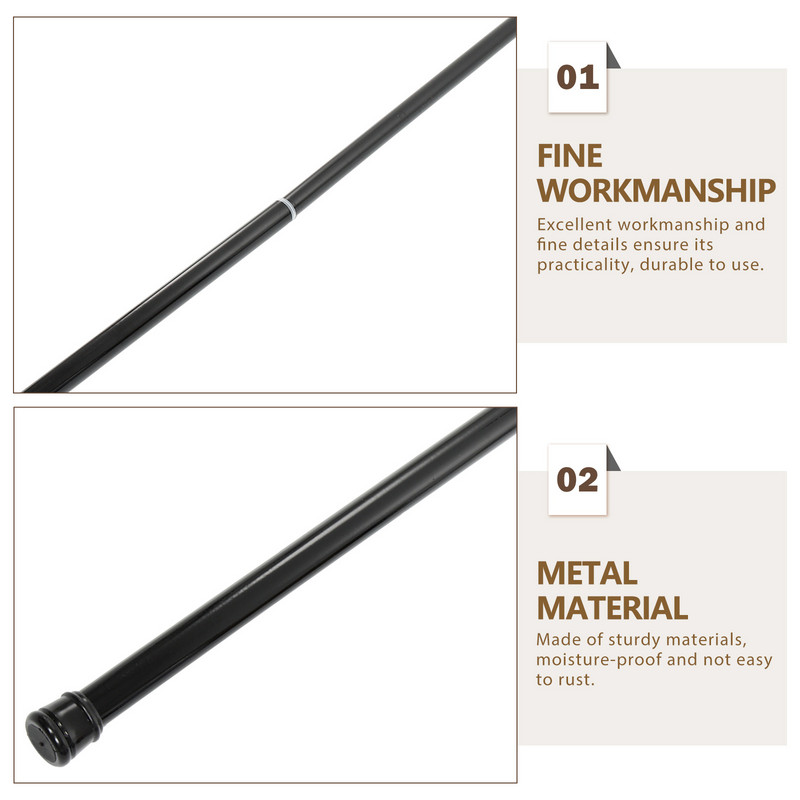 Stieņu aizkaru dušas sliede Spriegojuma stabs Drēbes Logs Teleskopisks Regulējams Atsperu Iekarināms Skapis Stieņi Izvelkams Garderobes Stienis