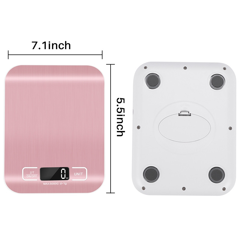 10 Kg 1 G Metalna vaga Digitalna kuhinjska elektronska vaga za vaganje hrane Dijeta Alati za kućanstvo