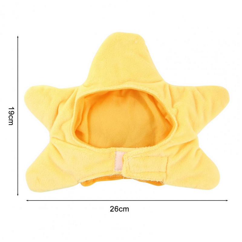 Mačka Pokrivala za glavu Dizajn morske zvijezde Cosplay rekvizit Plišane ukrasne mačke Cross Dress Hat Pet Cosplay Pokrivala za zabavu Dodaci za mačiće